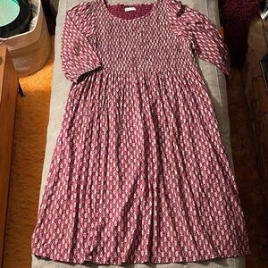 Craft and Barrow Woman’s 3/4 sleeve maxi dress